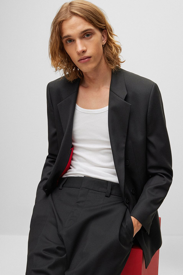 ΣΑΚΑΚΙ ΣΤΑΥΡΩΤΟ HUGO - 001 ΜΑΥΡΟ